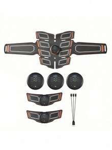 AXH Entrenador recargable de músculos abdominales, equipo para fortalecer músculos/equipo de acondicionamiento físico definitivo para el hogar para hombres y mujeres - Multicolor - Ver 8