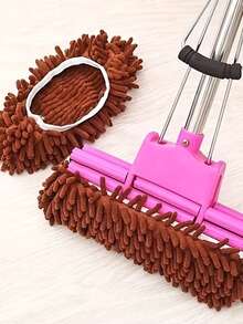 懒人拖鞋 - 可重复使用、可水洗的地板清洁鞋,配有弹性鞋口和拖把附件,无需用电,适用于客厅和卧室,是卧室清洁的必备品 | 可水洗布艺拖鞋,适用于家庭、卧室、客厅、室内 - 彩色 - 查看 5