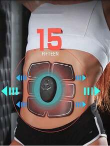 EMS Muscle Stimulator, Buttocks & Hip Trainer, Electric Massage Device, Home Fitness Muscle Shaping Tool - Black - View 4