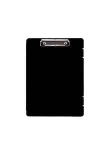 1pc A4 Size Clipboard With Storage Function, High Capacity Office Clipboard, Metal Clip, Wear-Resistant, Smooth Surface For Easy Writing, Suitable For Writing, Learning, Interviews, Sketching, Applicable To Teacher's Office, School, Construction Site, Hotel, Home And Other Occasions