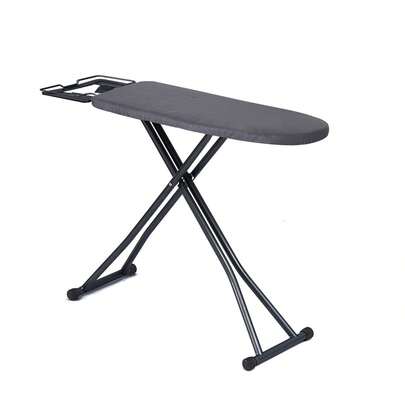 Piorlado Folding Ironing Board, 35.4x 12inch Ironing Surface, Adjustable Height Up To (25.6-30.7inch), Includes Iron Rest&Anti-S Feet