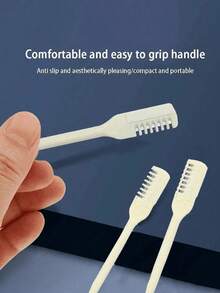 2/3/4/5pcs Nose Hair Trimmer, Easy To Clean, Ear Hair Trimmer, 2-In-1 Trimmer: 360° Rotary Nose Hair Trimmer, Unisex, Essential For Personal Care, 3/2/1pcs Set - Light Yellow - View 5