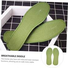 20pares Absorbent Insoles Men and Women Breathable Sweat - absorbing Shoe Pads Outdoor Activities Comfortable Foot Cushions Running Walking and Training - Verde5 - Ver 5