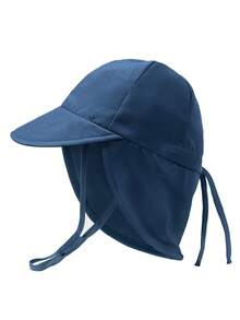 1顶婴儿遮阳帽，UPF 50+，带防晒颈部护片，防紫外线，适合幼儿和婴儿，男女通用 - 1PC - 查看 16