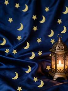 200颗金色闪光星月纸屑装饰，金色桌面纸屑装饰，1.6英寸闪亮星月装饰，适用于婚礼、生日派对、婴儿派对、节日装饰、派对装饰、派对用品 - 金色 - 查看 4