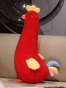 1 st söt glad kyckling anka gås tyg plysch kudde, vardagsrumssoffa liten djurkudde, sovrum sängkudde för flickor och pojkar - Multifärgad - Visa 14