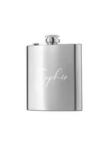 1pc Customized Stainless Steel Hip Flask,Personalized Women's Hip Flask,Laser Engraved Hip Flask,Engraved Women's Hip Flask,Bridal Party Gift,Personalized Engraved Flask,Custom Wedding Gift - Multicolor - View 7