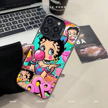 Cartoon-Betty HOT-Boop Phone Case For Apple 11 12 13 14 15 16Pro Max Plus Protect Plating Phone Case. Christmas Accessories. Minimalist New Style Holiday Gift Customizable Things Waterproof Anti-Fall Scratch Resistant Add A Festive Touch Holiday Special Offer  17 Pro Case  17 Pro Max Case It Is The Best Gift Choice For Friends Or Family.  15 Case  Case Great For Holiday Parties  14 Case Phone Cases Festival Gift Exquisite  16 Promax Case Fall Stitch 1 Hot Selling Item New Year Special Offer - z4 - Xem 13