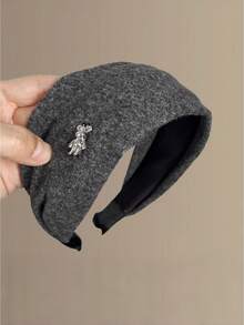 1pc Children's Minimalist Fashion Anti-Slip Headband, Versatile & Elegant Hair Accessory For Girls - Multicolor - View 9