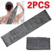 Shower Exfoliating Back Scrubber Bath Wipe Cleaning Japanese Towel - Black - View 1