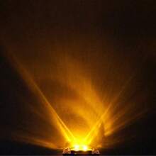 12V（10-30V宽电压）2LED卡车侧灯 - 琥珀黄，防水通用宽幅警示防尾灯