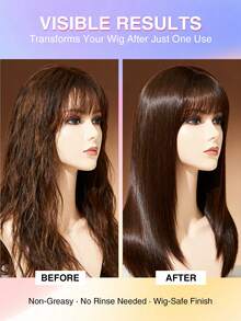 假发拉直柔顺喷雾，蕴含摩洛哥坚果油和角蛋白——柔顺、防毛躁、防静电，为合成发和真人发假发增添光泽 - 其他 - 查看 2