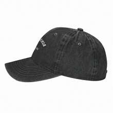 California Los Angeles EST 1926 Washed Vintage Baseball Cap - Classic Retro City Themed Snapback Hat, Outdoor Casual Streetwear Vacation Hat, Sunny West Coast Personality Chic Cap - 藏蓝色 - 查看 4