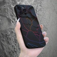 , impresión de textura 3D fresca y creativa, funda protectora para teléfono personalizada y clásica, diseño a prueba de golpes y anticaídas, resistente a las manchas y duradera, adecuada para  17/17 Pro/17 Pro Max/17 Air/ 16/16 Pro/16 Pro Max/16 Plus/ 15/15 Pro Max/15 Pro/15 Plus/ 14/14 Pro/14 Plus/14 Pro Max/ 13/13 Pro/13 Pro Max/12/12 Pro/12 Pro Max/11/11 Pro/11 Pro Max/XR/X/XS/XS Max. Es el regalo de cumpleaños perfecto para novias, novios, esposos, esposas, amigos o para uno mismo, innovador y a la moda, adecuado tanto para hombres como para mujeres.Sensación cómoda al tacto, fricción mate. - Negro 2596 - Ver 7