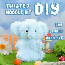 圣诞驯鹿手工DIY材料扭杆柔韧娃娃材料包法兰绒珊瑚绒雪尼尔毛毡棒可爱娃娃迷你动物牦牛熊狐狸鲨鱼加密多功能花束礼品钥匙扣艺术项目卧室吊坠装饰圣诞节毕业生日 - 動物A組 - 查看 11