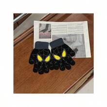 Spiderman Winter Children's Warm Gloves Marvel Anime Cartoon Knitted Gloves Cute Decoration Kids Christmas Gifts 5-10Y