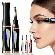 3-Temperature Adjustable Electric Heated Eyelash Curler, Fast Heating, Long-Lasting Curl, USB Rechargeable, Portable, 300mAh Battery, Perfect Gift For Women, Girls, Mothers, Wives, Girlfriends, Suitable For Holidays, Valentine's Day, Birthdays, Carnivals, Anniversaries