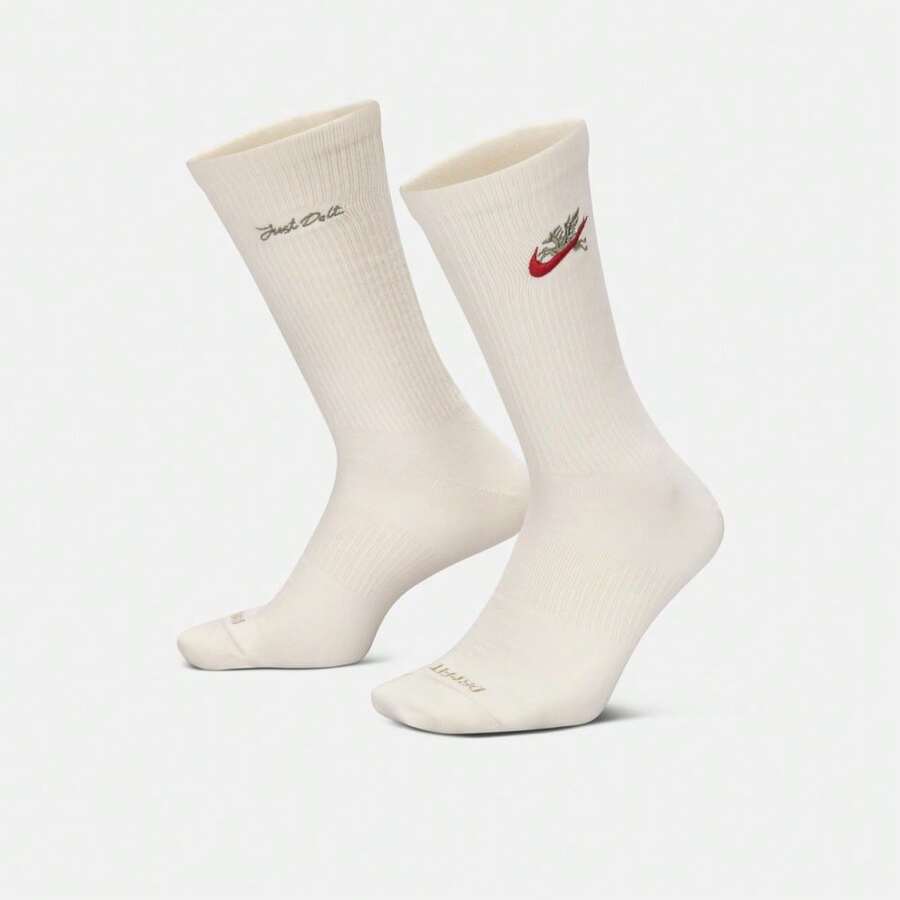 Nike 1 Pair Unisex Lightweight Ankle Socks - Beige - View 1