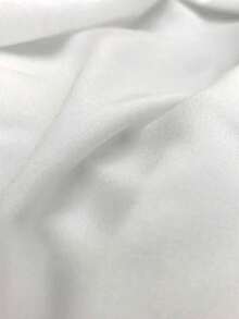 1pc Super Soft 4-Way Stretch White Spring Polyester Fabric, Clothing Lining Fabric For DIY Sewing - White - View 4