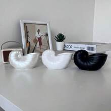 Khuôn đất sét tự làm, cốc nến hình vỏ sò lớn, khuôn thạch cao xi măng nhựa, khuôn silicon đựng trang sức hình vỏ sò chủ đề đại dương. - khuôn silicon - Xem 7