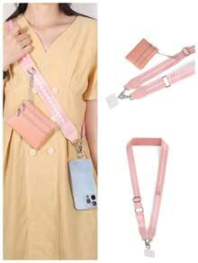 Comfort Fit Phone Detachable Shoulder Strap, Convenient Detachable Clip-On Strap, Can Be Used As Shoulder Bag Or Crossbody Bag, Multi-Purpose Adjustable Strap Women Wallet Wallet Purse Wallet, Spring Easter Gift Birthday Party - Multicolor - View 3
