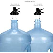 Brio - Dispensador de bebidas para botellas de agua de 5 galones, soporte plegable para cuna sin , soporte para estante de acero inoxidable, sin fugas, encimera antideslizante con 2 válvulas(Just Stand) - Multicolor - Ver 4