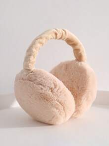 Ultra Soft Plush Earmuffs - Foldable, Warm, Comfortable, Cold-Resistant, Unisex Design For Winter Outdoor Activities, Hand Washable, Winter Accessories | Plush Texture | Construction, Ear Muffs