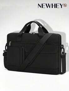 NEWHEY Túi đựng laptop 15/15.6/16 inch, Túi đeo vai chống nước cho laptop, Cặp tài liệu, Túi đeo chéo - Nhiều màu - Xem 12