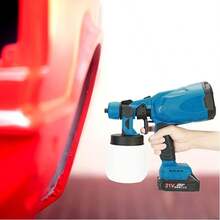 便携式喷漆机，适用于室内外墙面喷漆，家居装饰喷漆设备，电动喷漆机，家具喷漆机，栅栏污渍去除剂 - 彩色 - 查看 5