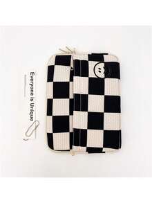 韩版格子 iPad 内胆包，13/14 英寸笔记本电脑包，10/11 英寸平板电脑内胆包，单肩包和斜挎包 - 彩色 - 查看 15