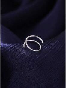 1-10pcs Double Hoop Nose Ring, Single Piercing Spiral Hoop Earrings, Twisted Piercing Hoop - Multicolor - View 13