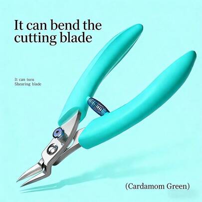 1pc Thick Nail Clipper Designed For Ingrown Nails, Suitable For Adults And Elderly With Thick, Hard Nails - Unisex, Stainless Steel Material, Nail Care Tool