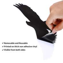 4pcs UV Reflective Anti-Collision Window Bird Stickers - Glass Door & Window Bird Safety Stickers, Featuring UV Visible Light Reflective Patterns To Prevent Bird Strikes, Easy To Apply And Remove, Suitable For Home, Office And Outdoor Glass Protection. - Multicolor - View 5