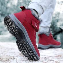 Mid-Calf Snow Boots, Warm & Thermal Lined, New Autumn/Winter Collection - Maroon - View 5