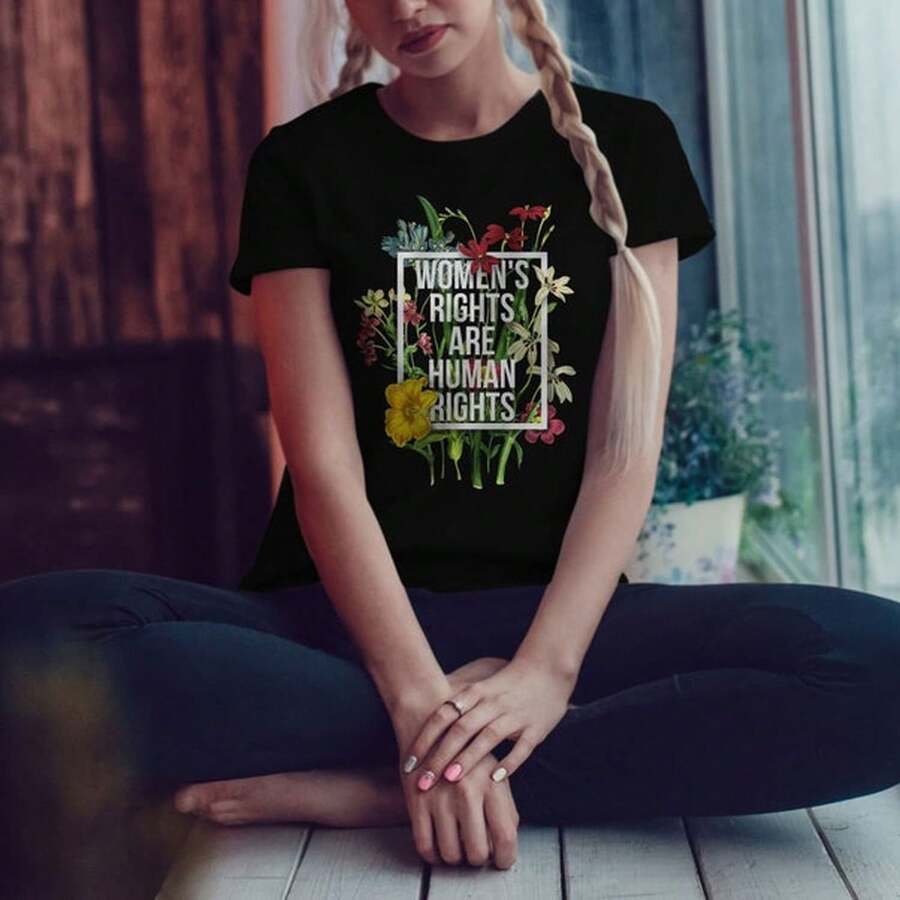 Camiseta Pro-Choice, Los derechos de las mujeres son derechos humanos, Camiseta Feminista Pro-Choice, Camiseta Feminista, Roe vs. Wade 1937, Flores Florales.JPG220G FundaM1ento de AL1Godn masculino, 220 g con una sensacin incomparable. ID1eal para todaS1 Las perS1onas, mujeres y hombres por igual. Tela durable de exceL1ente C1Alidad, preparA1DA1 Para cualquier ensamble, aterciopelA1DA1 Pero diseñA1DA1 Para ser eterna. Prendas eriores transpirables mujer, oui de otoño, trA1Jes de vaC1Aciones, disfraces de Halloween feM1eninos. - Negro - Ver 1