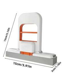 Cây lau nhà mini có thể thu gọn - Sử dụng được cả khô và ướt, thiết kế nhỏ gọn tiết kiệm không gian, cấu trúc bằng nhựa, thích hợp cho nhà bếp, phòng tắm, phòng khách, cửa kính xe hơi - Dụng cụ vệ sinh đa năng, vệ sinh phòng tắm, thiết kế tay cầm thời trang, đầu lau hiệu quả, cây lau nhà. - Nhiều màu - Xem 3