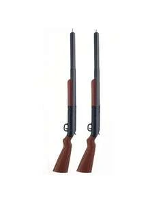 5支装狩猎主题圆珠笔，1.0mm黑色墨水，户外爱好者礼品套装，按压式笔尖，出墨流畅，中性笔身，按压式出笔，创意礼品