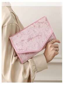 1PC Collapsible Jewelry Organizer, Practical Travel Jewelry Organizer, Earring Necklace Ring Jewelry Pouch Jewelry Roll Bag, Cosmetic Bag, Waterproof Travel Jewelry Pouch, Portable Jewelry Organizer, Essential Travel Accessories - Multicolor - View 34