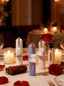 Llavero con atomizador de perfume con forma de animal de 5ml - Atomizador de perfume rellenable por la parte inferior, perfecto para viajes, bolsos y llaveros. talla grande que un organizador de perfume, es un accesorio de uso diario diseñado con ingenio. Extremadamente portátil, cabe fácilmente en un bolsillo o bolso pequeño y cuenta con un mosquetón resistente para sujetarlo de forma segura a las bolsas - Multicolor - Ver 1