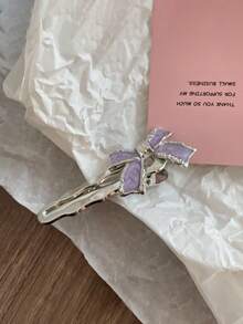 3pcs Elegant Bow Hair Clip For Women - Forehead & Side Bangs Alligator Hair Clip, Decorative Hair Barrettes And Accessories, Claw Clips, Hair Slide