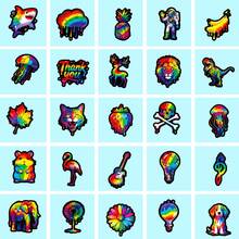 56pcs/Set Animal Stickers, Dazzling Colors Sticker Pack For Laptop, Water Bottle, Notebook, Holiday Party Favors, Decor, Phone, Skateboard, Guitar, Vinyl Waterproof Stickers For School Teachers, Students, Teens, Birthday Decorations, Graduation Decor - Multicolor - View 5