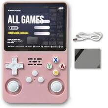 Byteuni R36S 复古掌上游戏机,3.5英寸IPS屏幕,3500mAh长效电池,内置20000+经典游戏,开源Linux系统,便携式掌上游戏机,口袋视频播放器,1个装 - 多色 - 彩色 - 查看 21