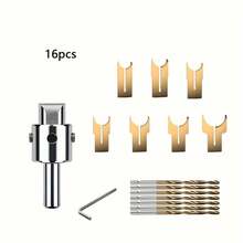 16pcs Jewelry Making Router Bit Set - Woodworking Ball Shaped Bits, Alloy Ball Shaped Cutting Bits, Suitable For Handmade Bracelet And Bead, Soft Wood And Hard Wood Milling Drill Bit Tool Kit - 16 Items - View 8