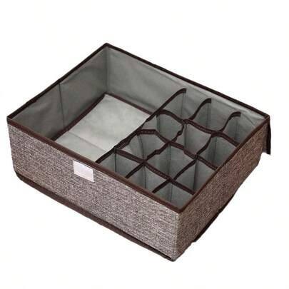 3-In-1 Drawer Type Underwear Storage Box With Lid, Home/Dorm Use For Socks, Underwear Organization