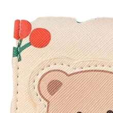 MX   Estuche para Lápiz Labial de Maquillaje Bolsa de Maquillaje Pequeña con Espejo para Exterior Minibolsa de Viaje Bolsa de Cosméticos Diseño de Oso Adorable - como en la foto - Ver 6