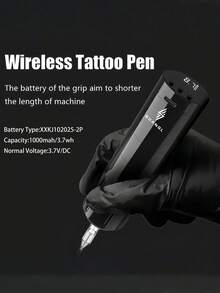 SUANGL Rechargeable Wireless Tattoo Gun Kit, 10/20 Tattoo Needle Ink Set, A Complete Wired Tattoo Machine Kit And Tattoo Supplies As A Gift Suitable For Beginners And Tattoo Artists Wireless Tattoo Gun Kit, Portable Tattoo Gun Set, 1000mAh Rechargeable Lithium Battery, 5-Hour Battery Life, Digital Screen Display, Complete Tattoo Gun Set Suitable For Beginners And Tattoo Artists, For Gift Wireless Tattoo Machine - Nhiều màu - Xem 5