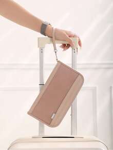 时尚双拉链大容量RFID防盗护照夹，男女通用，带腕带和可调节肩带，多功能旅行钱包，可装手机、卡片、现金和护照。创意飞机造型护照夹，生日、周年纪念日、送给男友/父亲的绝佳礼物，旅行必备，旅行包、行李袋、旅行袋、过夜包，大容量旅行收纳包，邮轮旅行必备，度假必备，男女旅行必备，假日必备，旅行必备。 - 綠色 - 查看 6