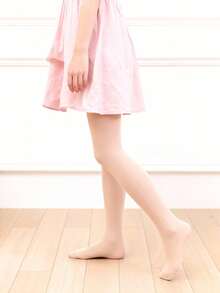 1pc Girls' Extra Elasticity Dance Tights And Breathable Leggings For Spring & Autumn