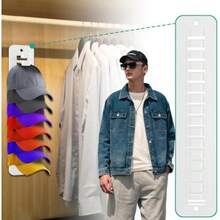 Organizador De Gorras, 2 Piezas Colgador De Gorras, Estante De Almacenamiento Montado En La Pared Para Gorra De Béisbol, 2 Métodos De Instalación, Puede Contener 32 Sombreros ()(Blanco) - Multicolor - Ver 4