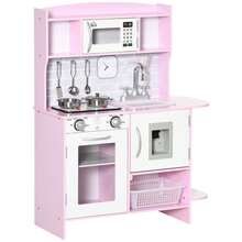 HOMCOM Kitchen Playsets - 粉色 - 查看 9